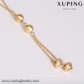 63676 xuping fashion latest gold jewelry design delicate nigerian wedding bead jewelry sets